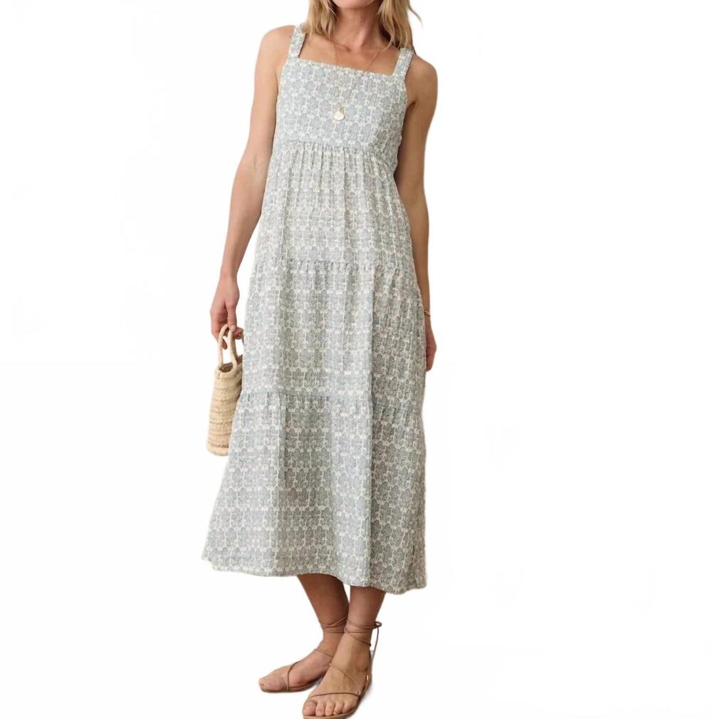 NEW MARINE LAYER alana midi dress in olivia print